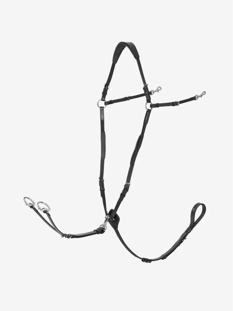LeMieux D Ring Attachment Breastplate - Cob - Black