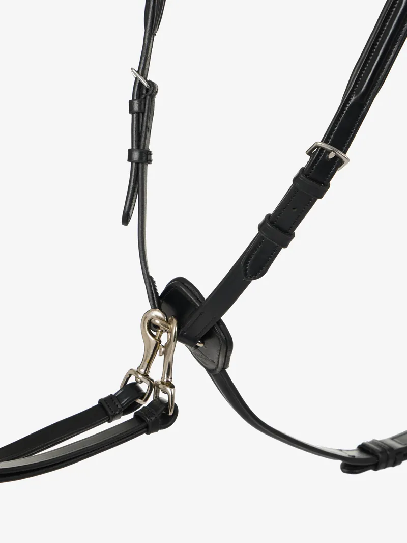 LeMieux D Ring Attachment Breastplate - Cob - Black-2