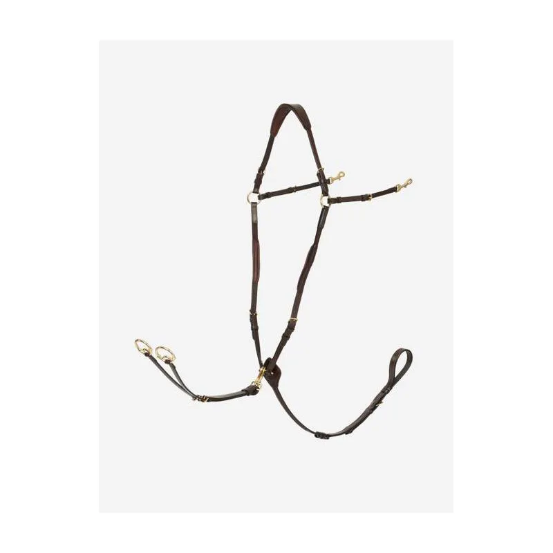 LeMieux D Ring Attachment Breastplate - Cob - Havana