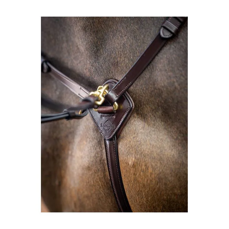 LeMieux D Ring Attachment Breastplate - Cob - Havana-1
