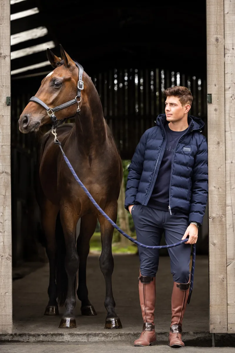 LeMieux Elite Men's Waterproof Puffer Jacket - Navy-1
