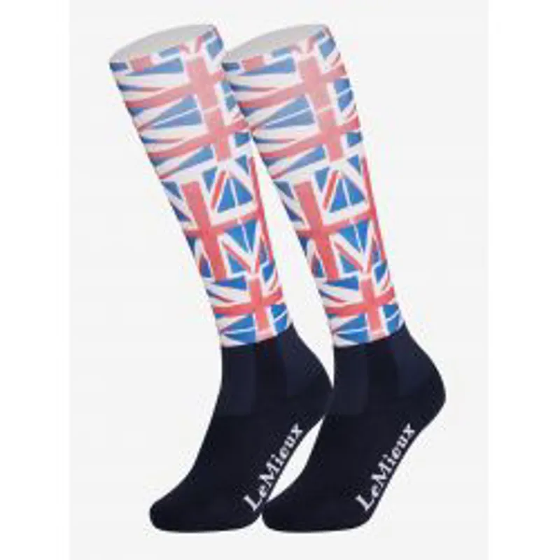 LeMieux Footsie Socks Junior Socks - Union Jack