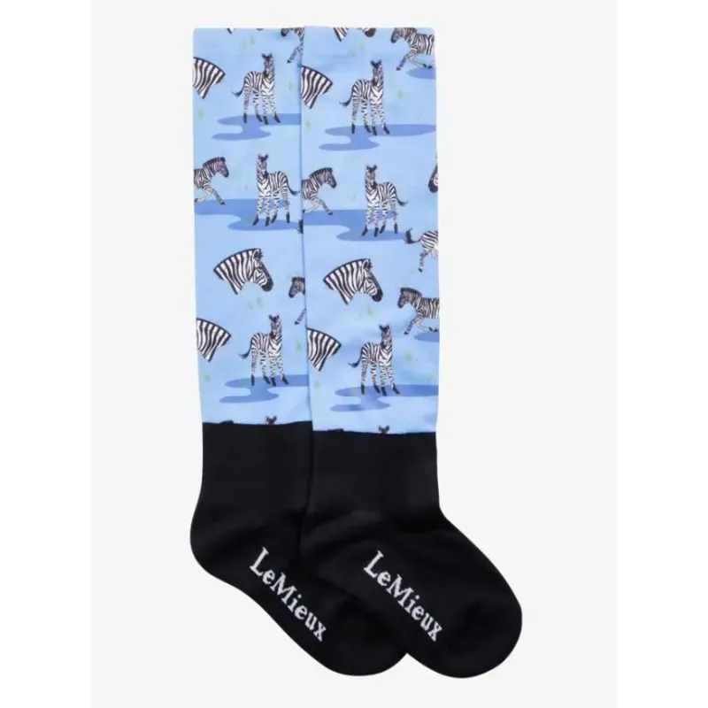 LeMieux Footsies Socks S - Zebra-1