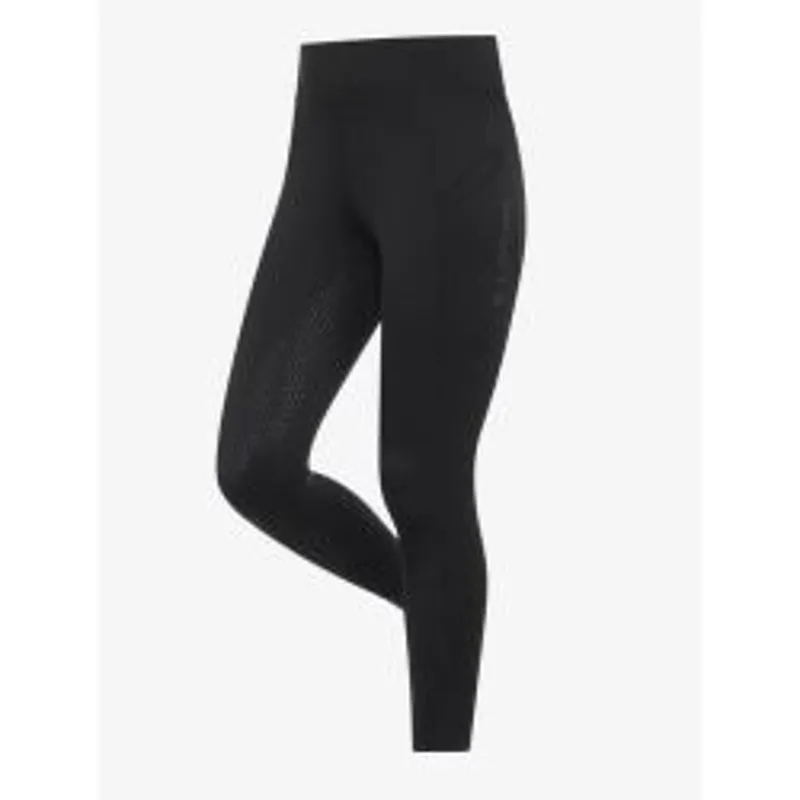 LeMieux Full Grip Brushed Pull On Breeches - Black