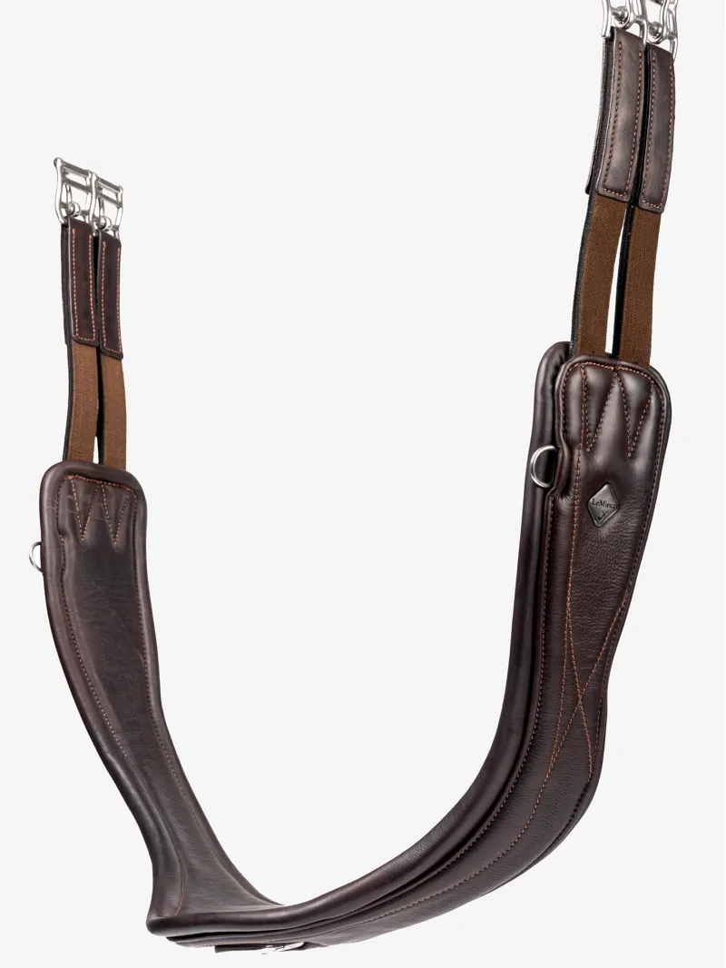 LeMieux Gel-Tek Anatomic Jumping Girth 120cm - Brown