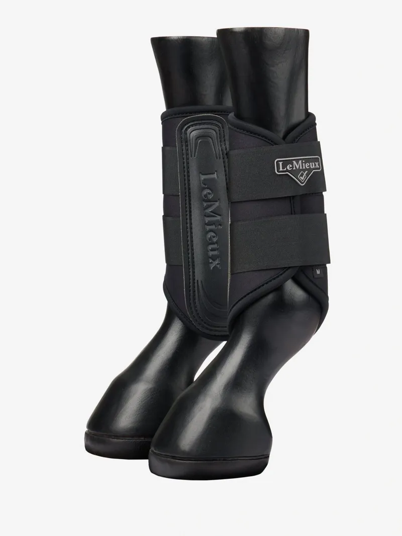 LeMieux Grafter Brushing Boots - Black-2