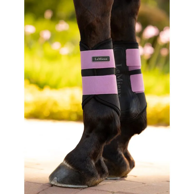 LeMieux Grafter Brushing Boots L - Mallow-1