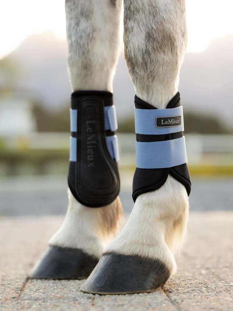 LeMieux Grafter Brushing Boots L - Powder-1