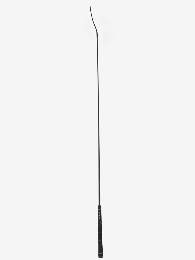 LeMieux Grip-Tek Carbon Schooling Whip - Black