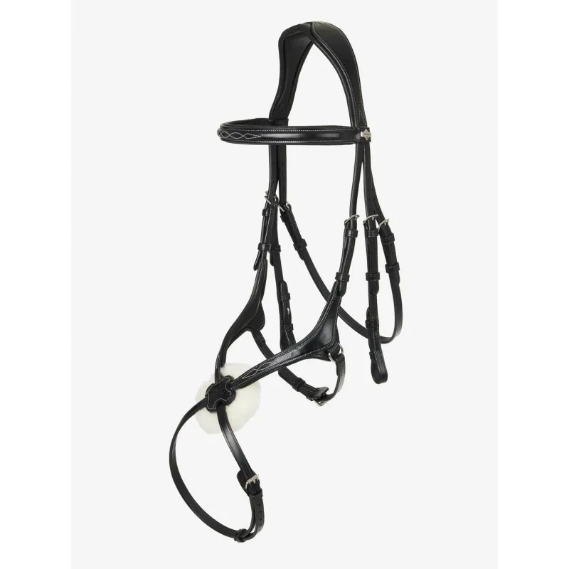 LeMieux Kudos Grackle Bridle - Black-1