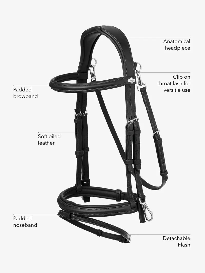 LeMieux Kudos Work Bridle - Full - Black