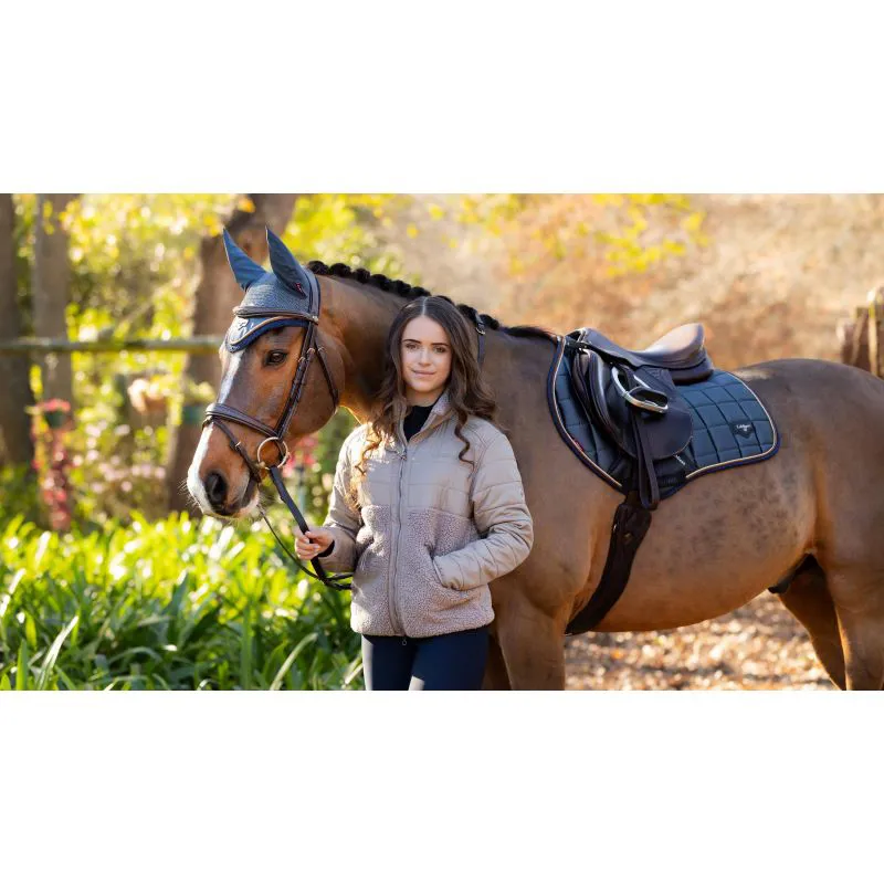 LeMieux Loire Classic Close Contact Square S/M - Petrol-1