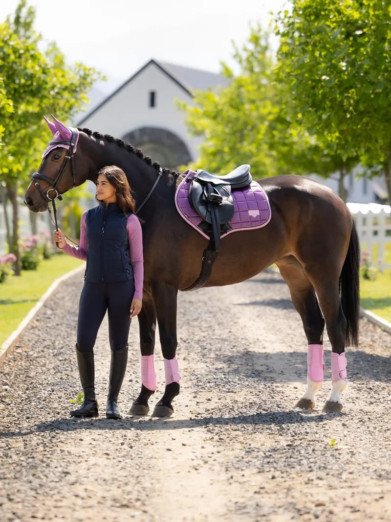 LeMieux Loire Classic Close Contact Square S/M - Mallow-2