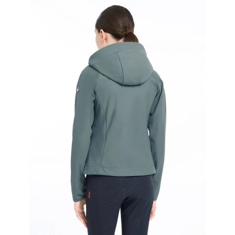 LeMieux Lottie Young Rider Soft Shell Jacket - Petrol-1
