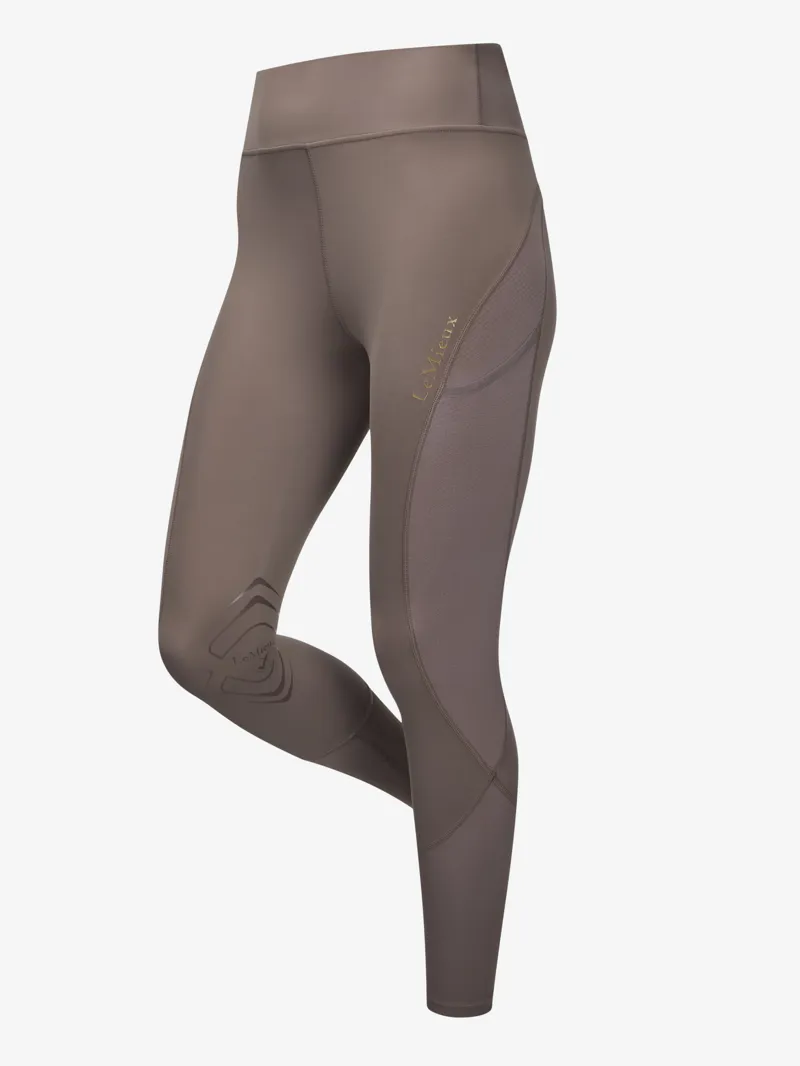 LeMieux Lydia Mesh Leggings - Walnut