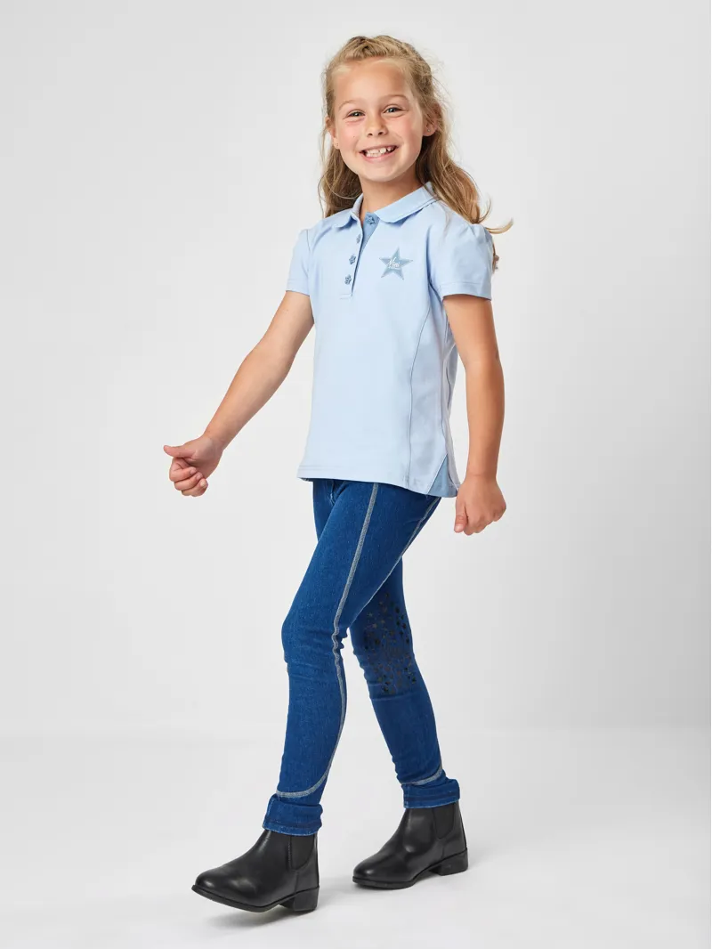 LeMieux Mini Bobby Breggings - Denim-1