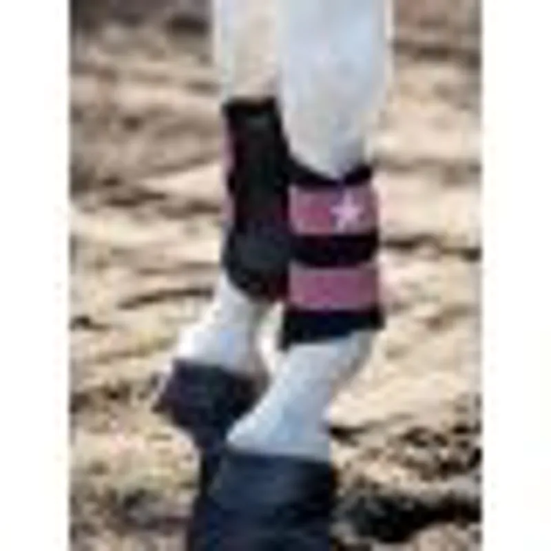 LeMieux Mini Brushing Boots - Orchid-1