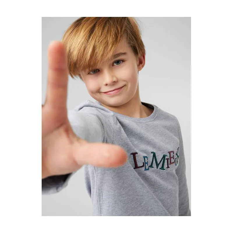 Lemieux Mini Jamie Long Sleeve Top - Grey-1