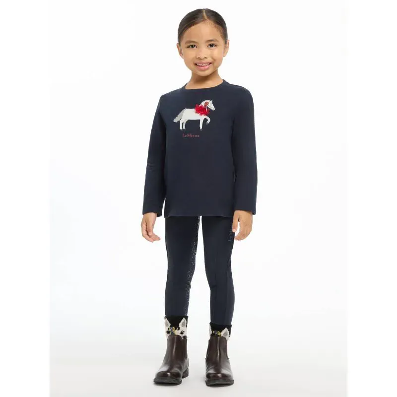 LeMieux Mini Jessie Long Sleeve Top - Navy