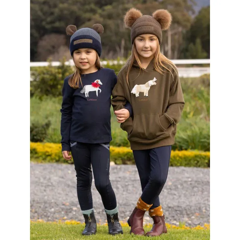 LeMieux Mini Jessie Long Sleeve Top - Navy-5