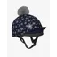 LeMieux Mini Pom Reflective Hat Silk - Indigo