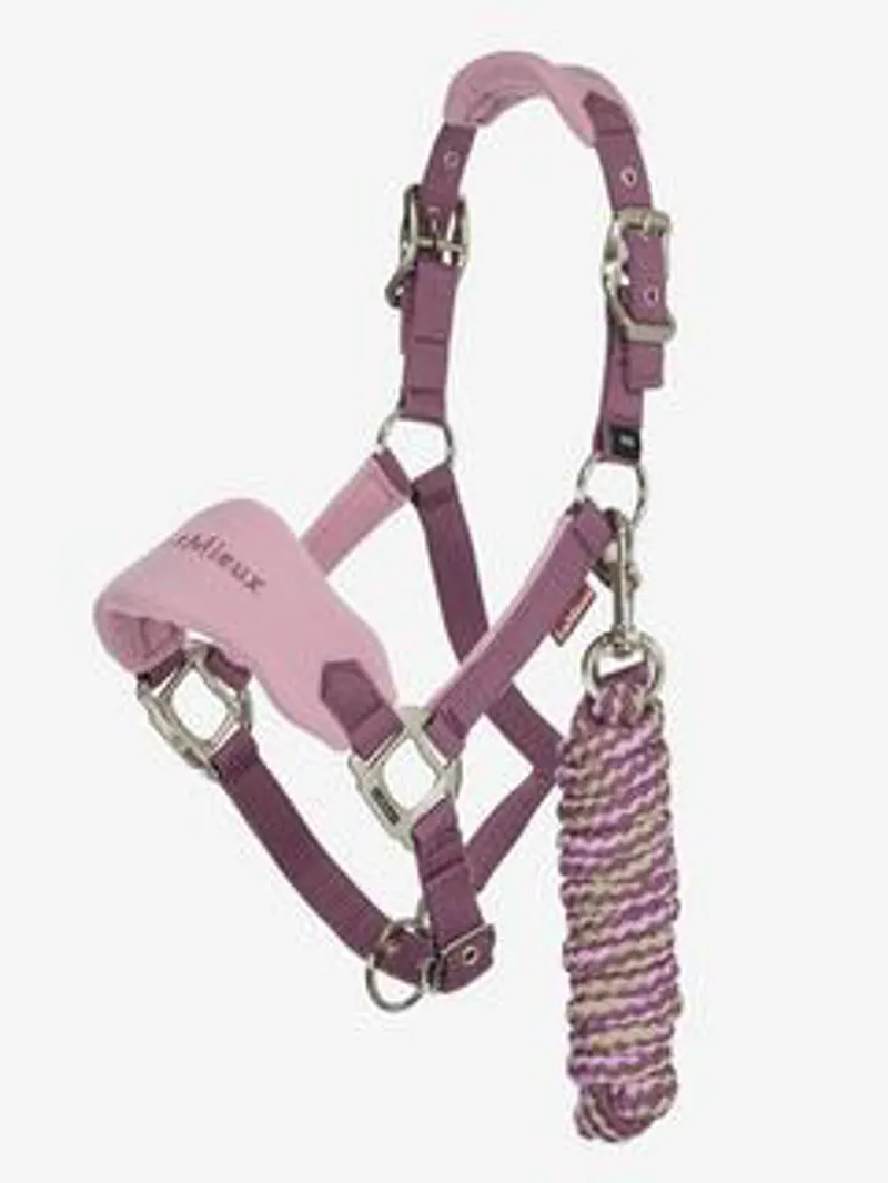 LeMieux Mini Vogue Head Collar and Lead - Mallow
