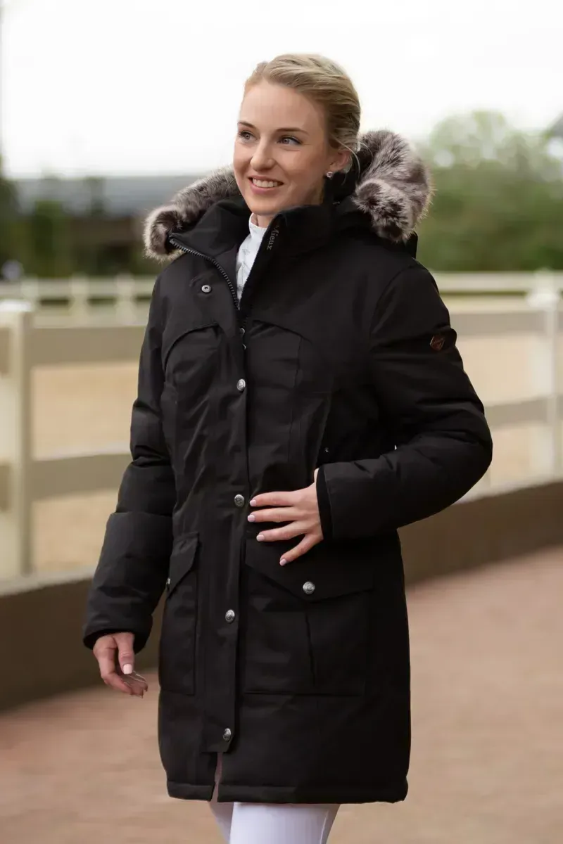 LeMieux Storm Coat Waterproof Coat - Black-1