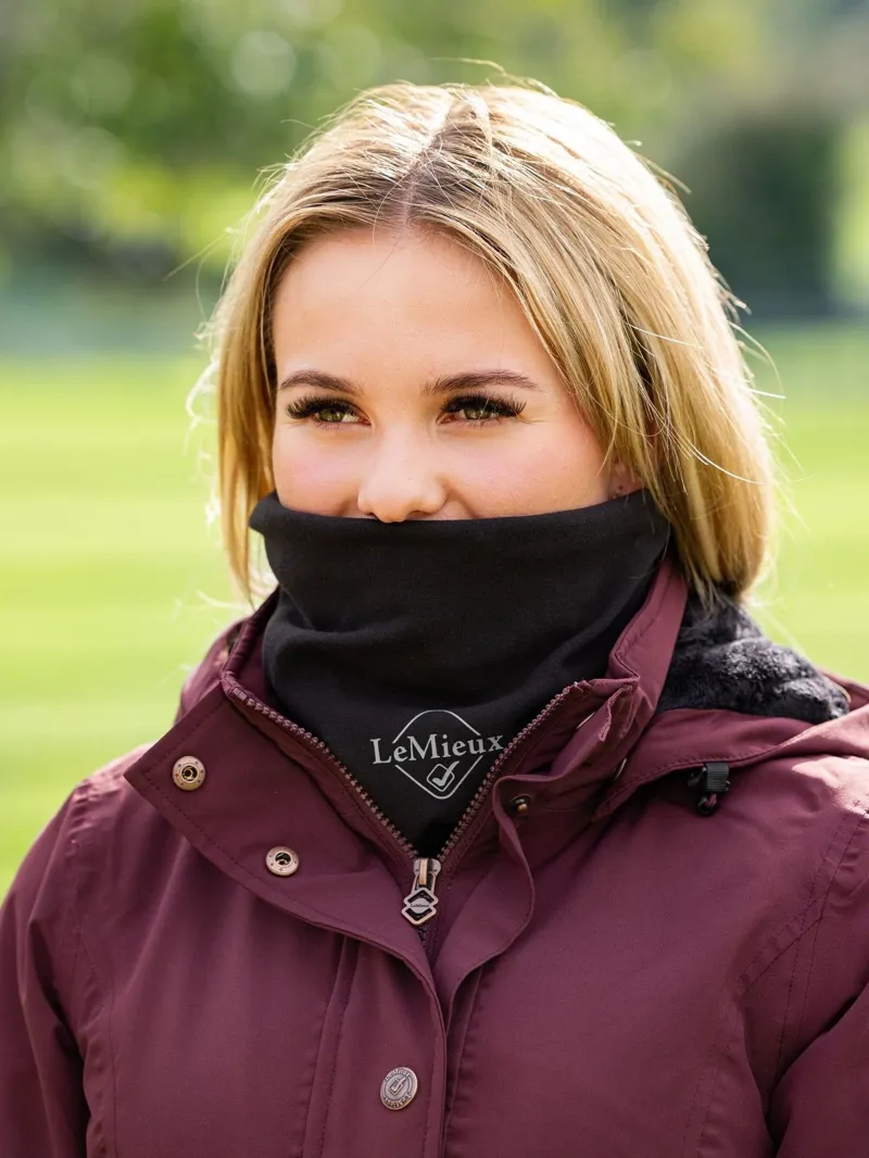 LeMieux Stretch Snood - Black-1