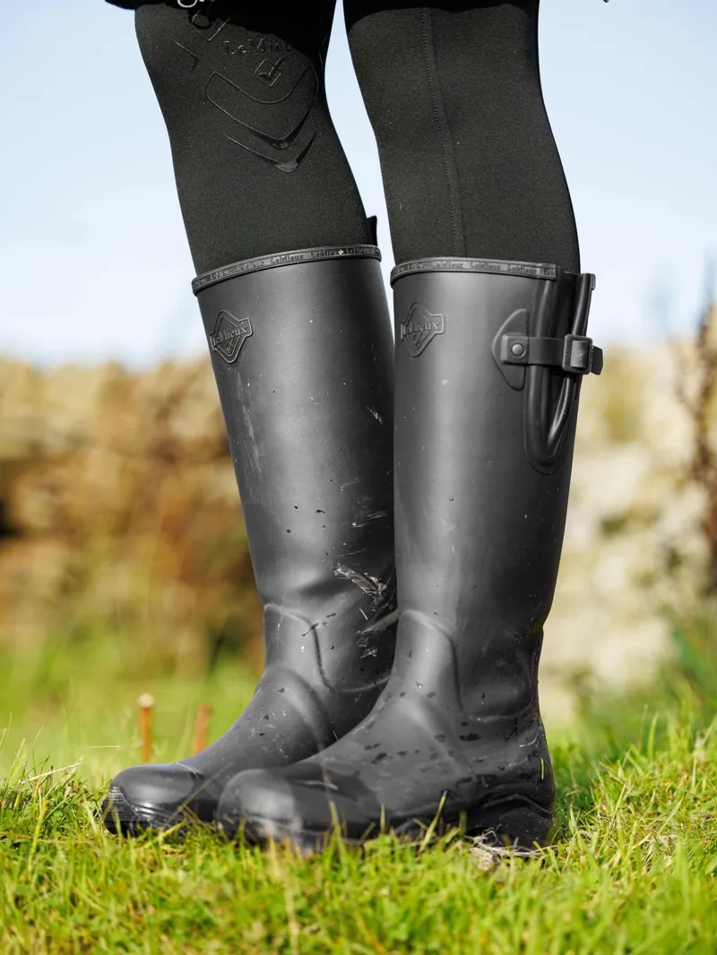 LeMieux Stride Wellington Boot 6 - Black-4