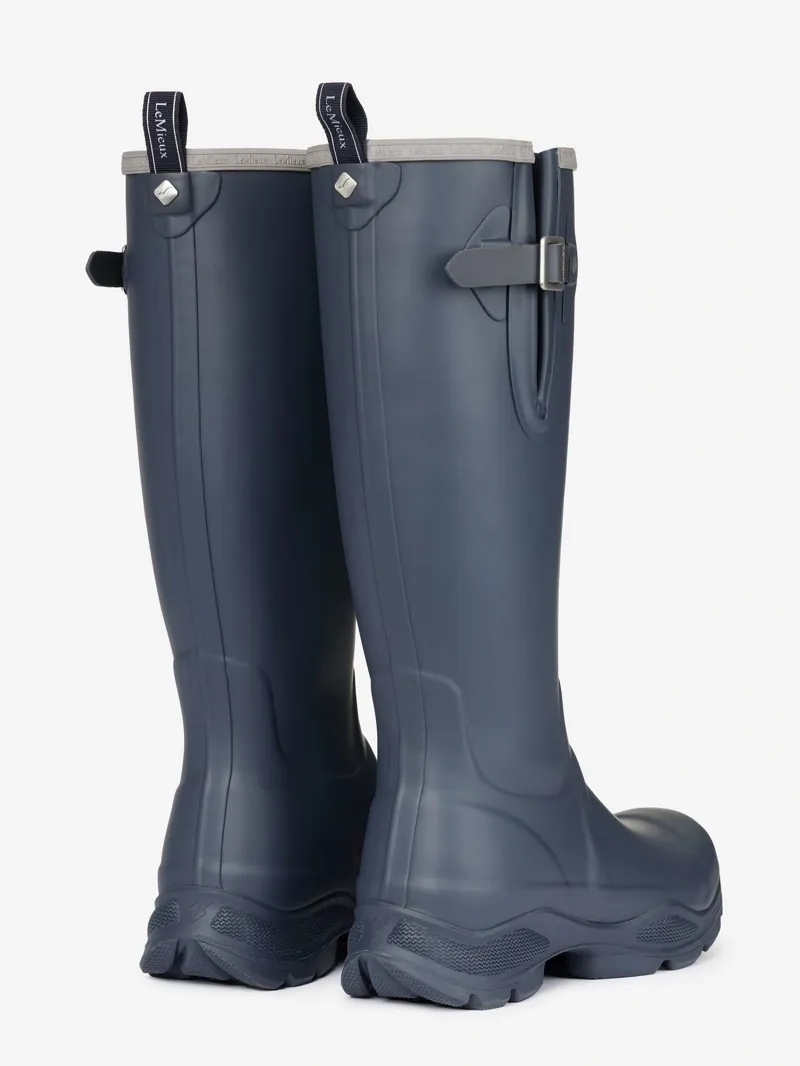 LeMieux Stride Wellington Boot 7 - Navy-2