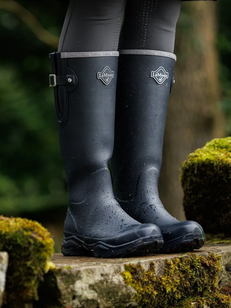 LeMieux Stride Wellington Boot 7 - Navy-5