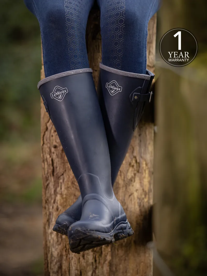 LeMieux Stride Wellington Boot - Navy-1