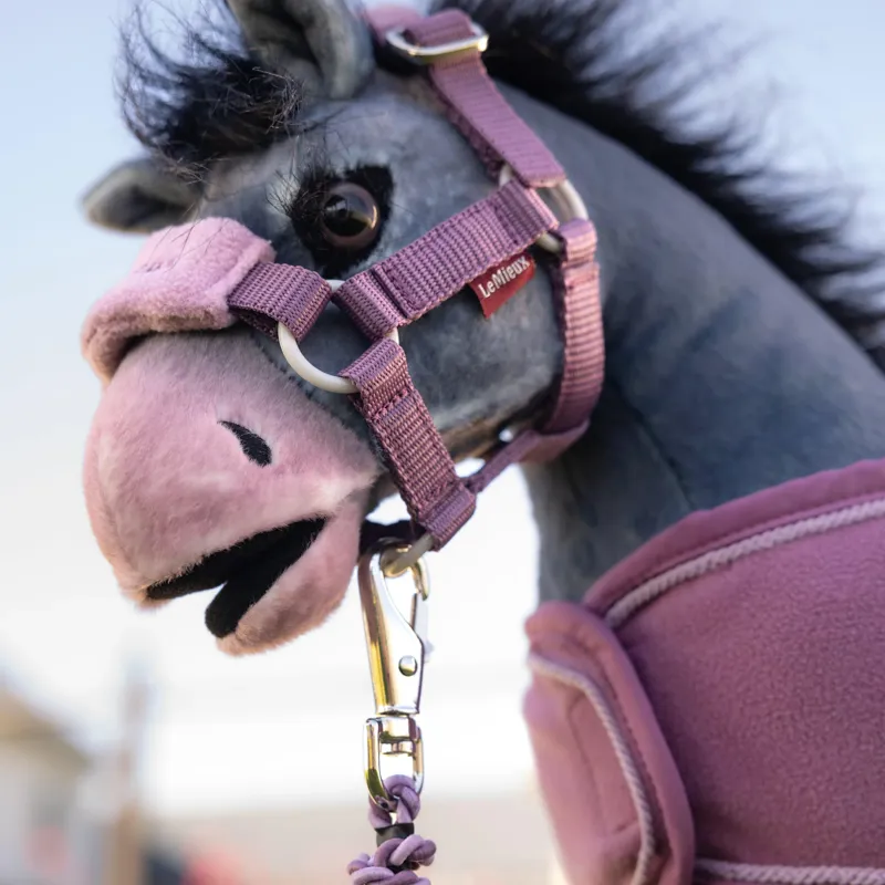 LeMieux Toy Pony Vogue Headcollar and Leadrope - Mallow-1