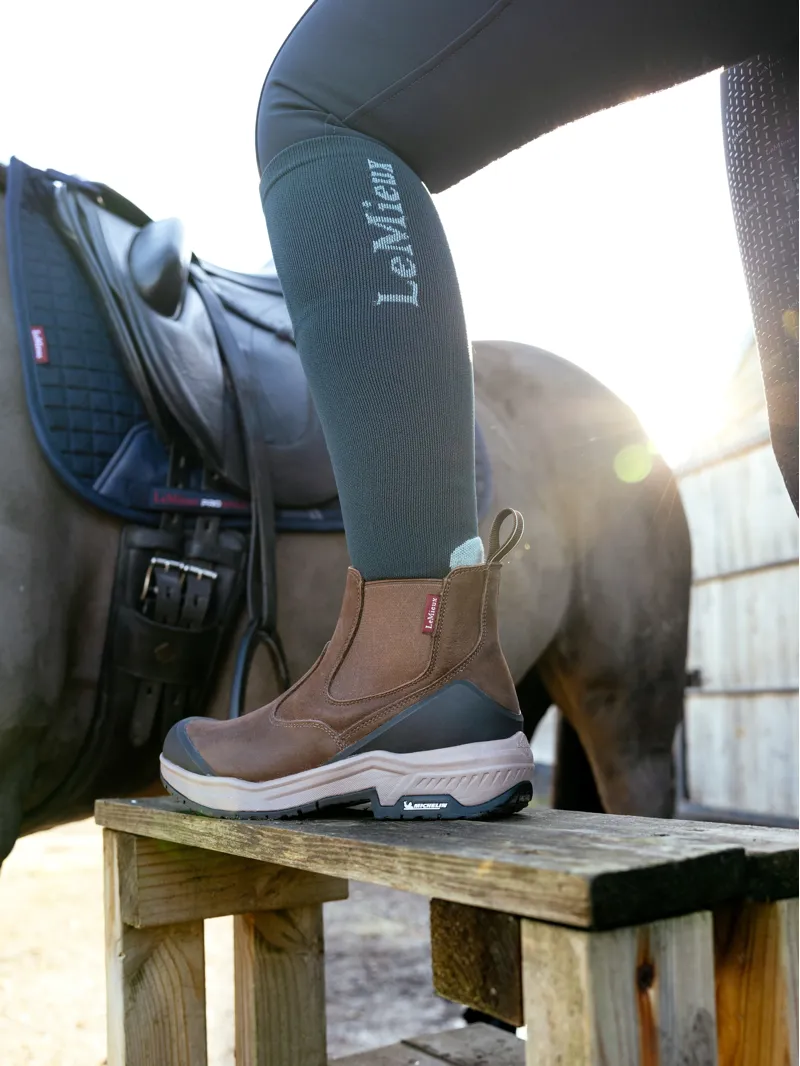 LeMieux Trex Waterproof Chelsea Boots - Brown-1