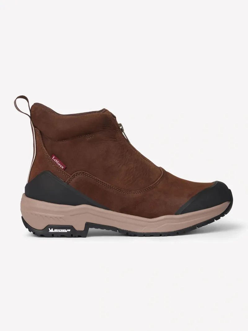 LeMieux Trex Waterproof Zip Boots 6 - Brown-2