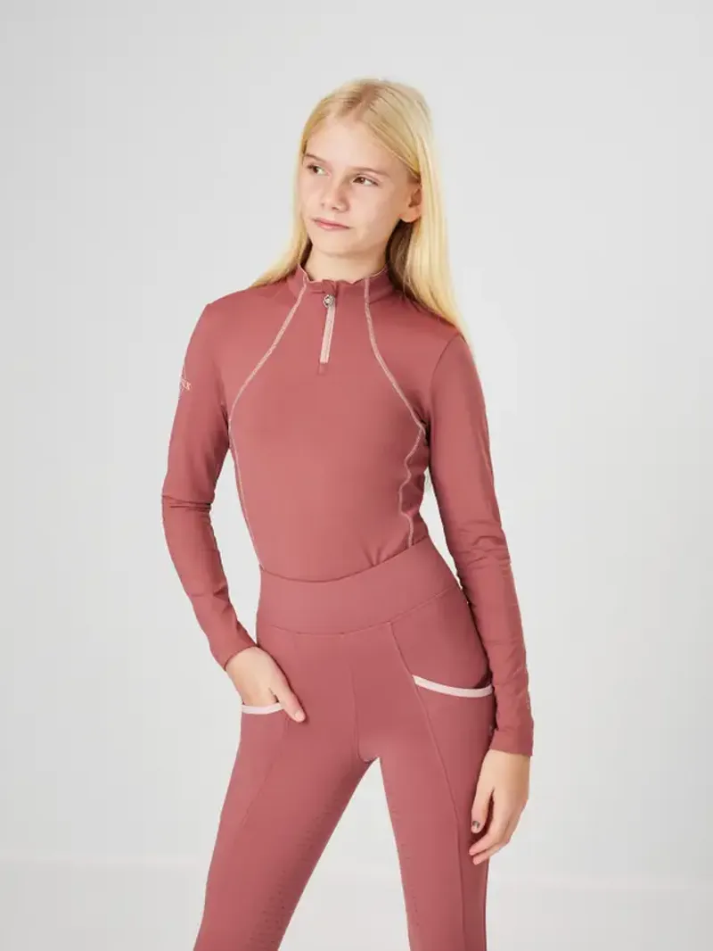 LeMieux Young Rider Base Layer - Orchid - 9-10yrs-1