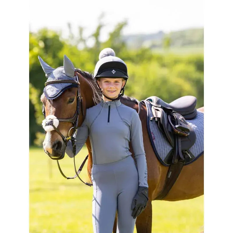 LeMieux Young Rider Base Layer - Jay Blue-2