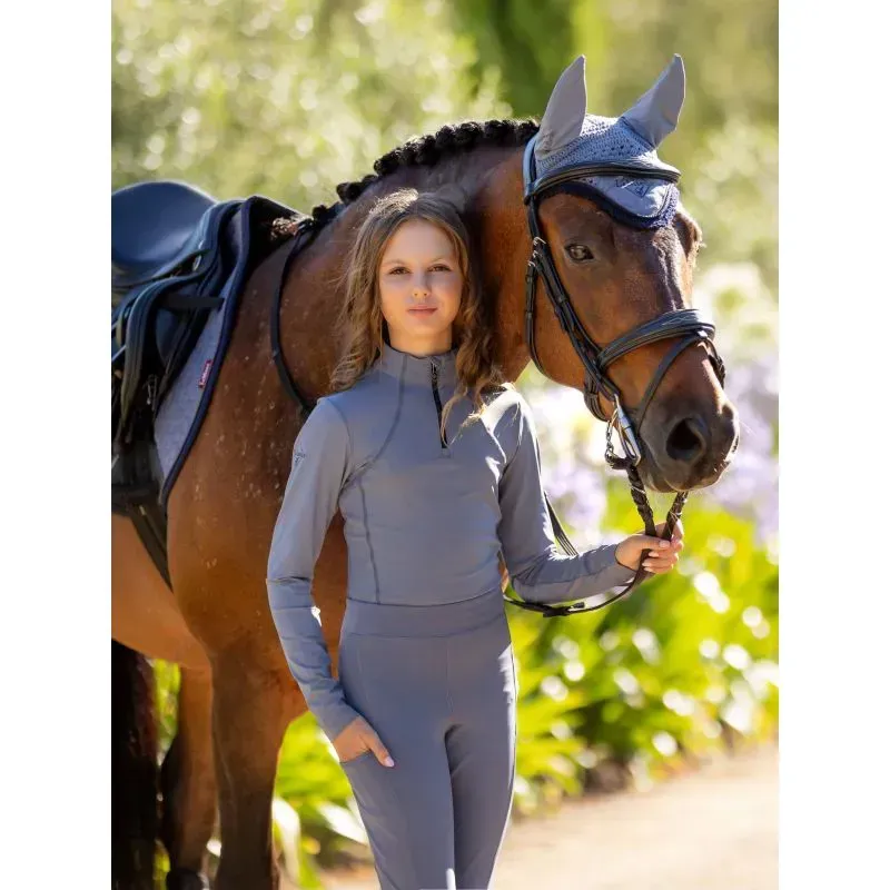 LeMieux Young Rider Base Layer - Jay Blue-3