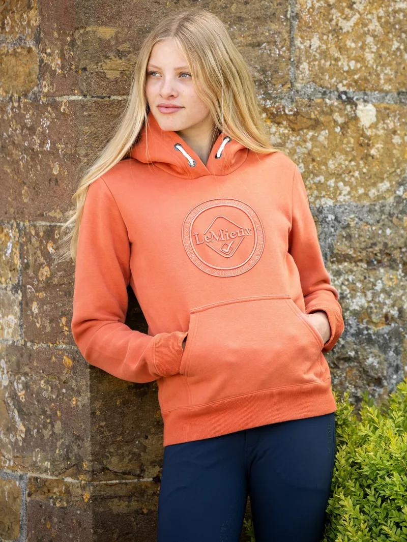 LeMieux Young Rider Hannah Pop Over Hoodie - Apricot-2