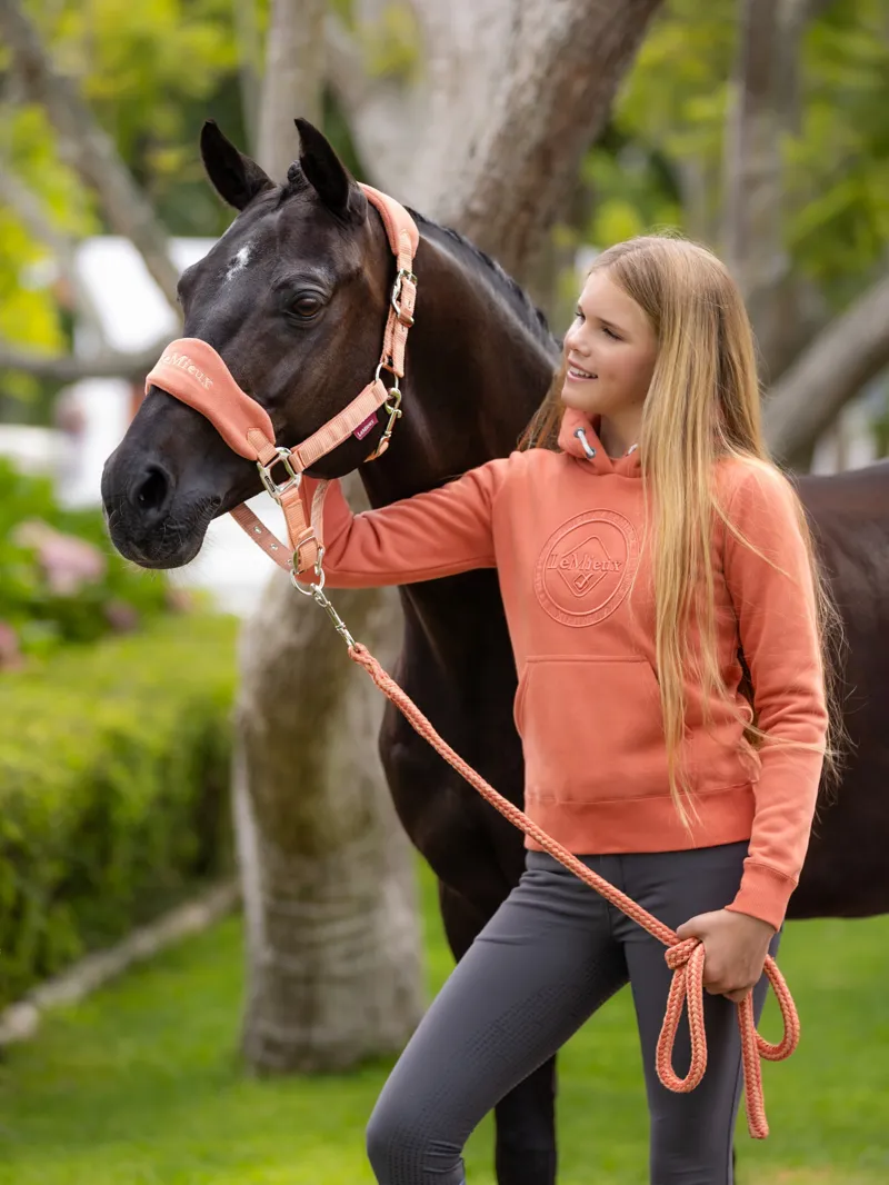 LeMieux Young Rider Hannah Pop Over Hoodie - Apricot-4