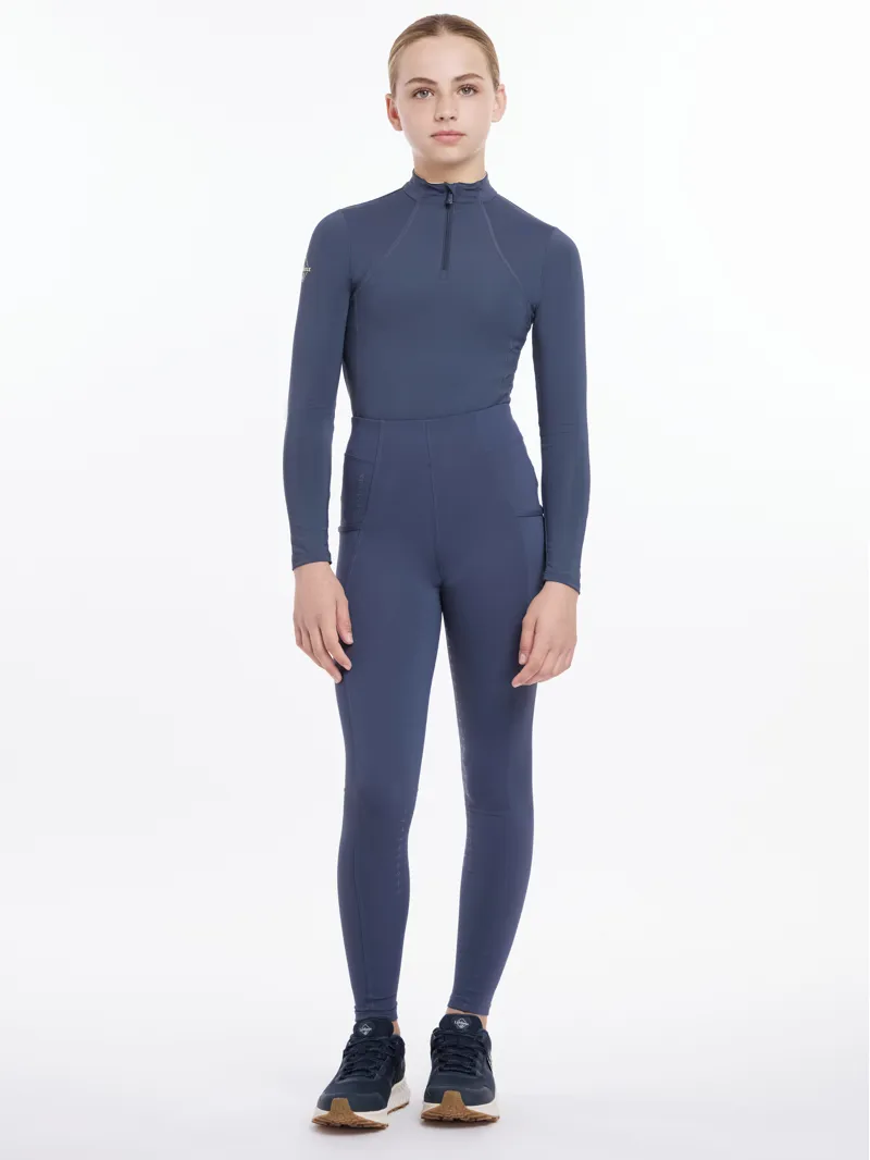 LeMieux Young Rider Orla Pull On Breeches - Dusk Blue