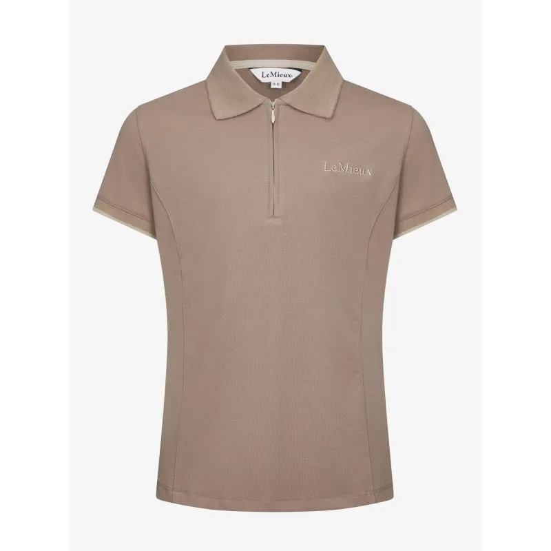 LeMieux Young Rider Polo Shirt - Mink
