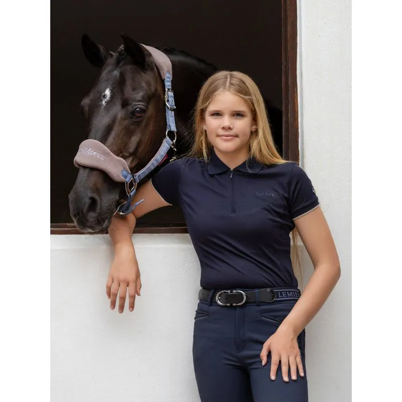LeMieux Young Rider Polo Shirt - Navy-3