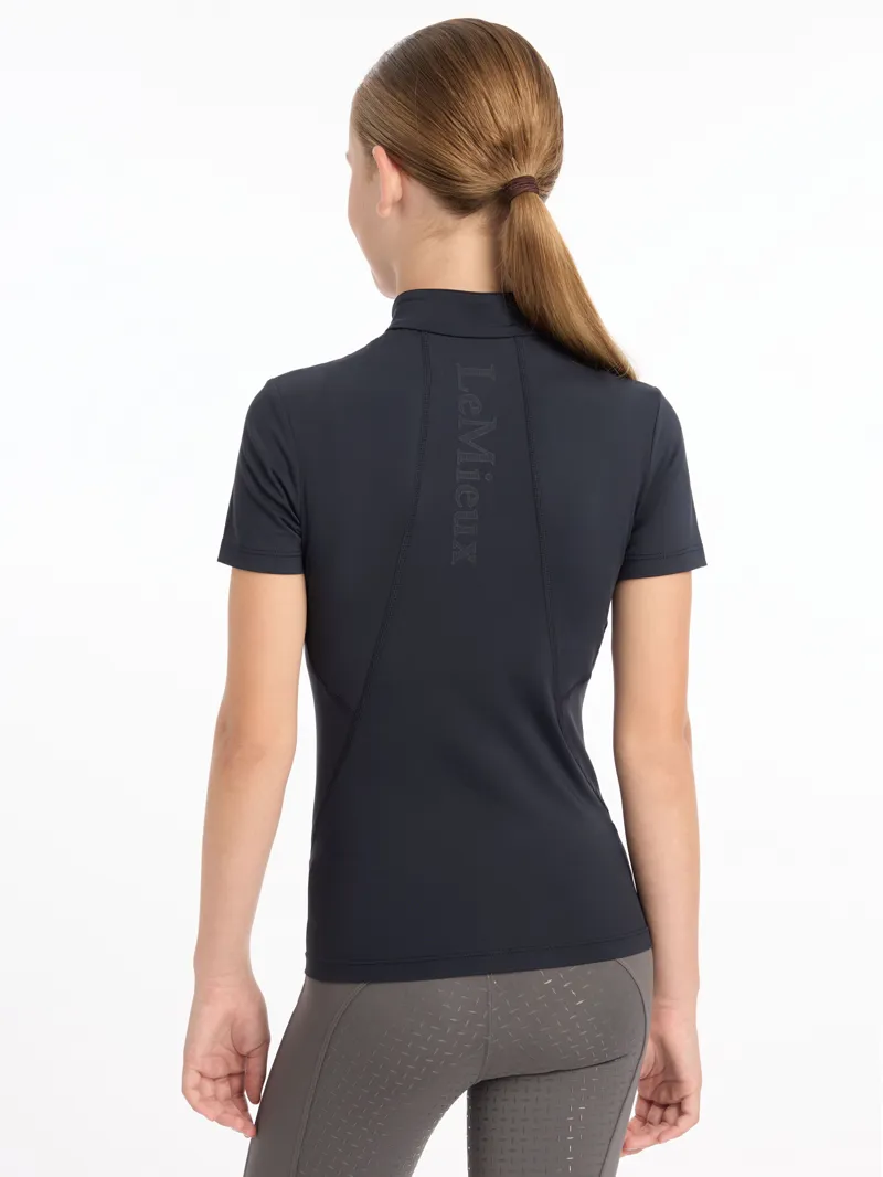 LeMieux Young Rider Short Sleeve Base Layer - Indigo-2