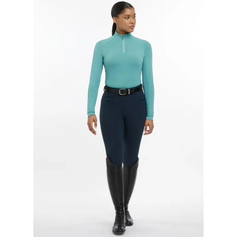 LeMieux Halle Lightweight Base Layer - Lagoon-2