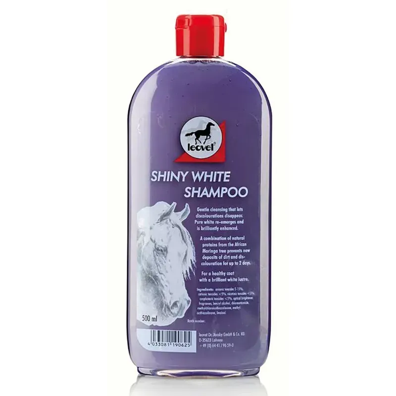 Leovet Shiny White Stain Eraser Shampoo - 500ml