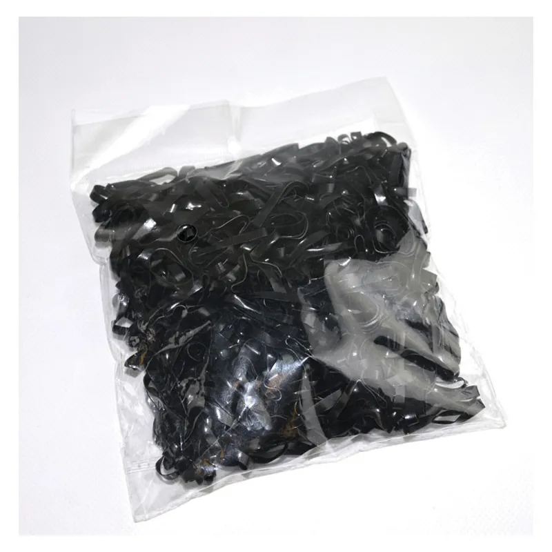 Lincoln Silicone Plaiting Bands - Black
