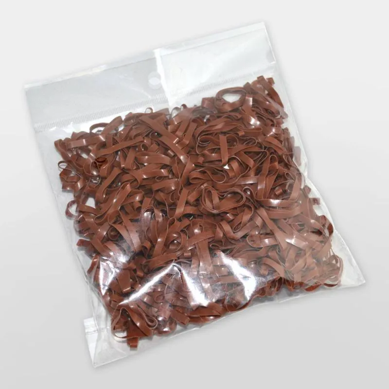 Lincoln Silicone Plaiting Bands - Brown