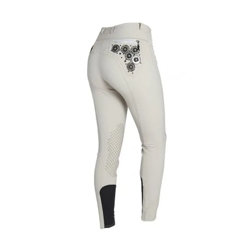 Montar Childrens Sequin Circles Breeches White
