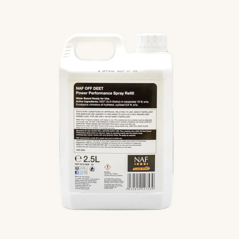 NAF Off Deet Power Performance Refill - 2.5L-1